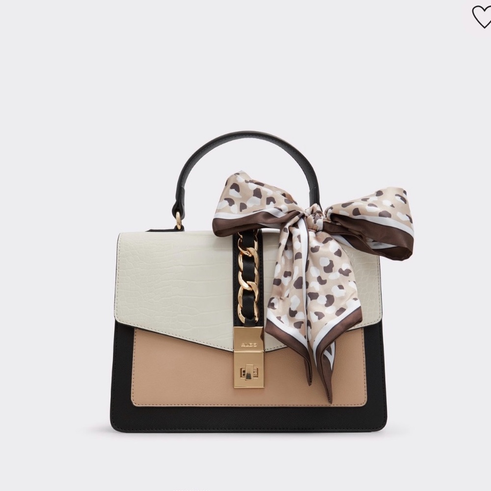 Aldo Caiillaa Top Handle Bag with Scarf